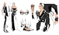 draw handcrafted fashion illustration no ai generation