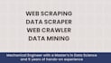 do python web scraping as a data scraper and web scraper