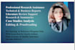 do technical research and case studies analysis