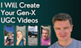 create your gen x ugc videos