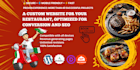 create an elegant restaurant and optimize SEO fr,en