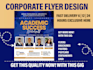 create business flyer, sales flyer, corporate brochures  business stationeries