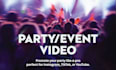 we will create a nightclub and an event promo video