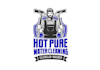 design top quality hot pure water cleaning logo