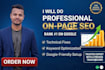 wordpress on page and technical SEO for top google ranking