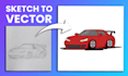 convert your sketch to perfect digital vector art