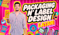 create eye catching packaging and labeling design