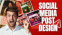 design attractive social media posts