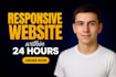 develop responsive frontend web apps using react js
