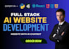 develop ai website as ai full stack website developer
