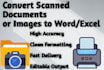 type or retype documents quickly and accurately