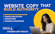 do convincing sales copy and website copywriting