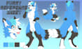 create high quality nsfw furry reference sheets, custom fursona ref art