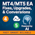 code your trading strategy in mql4, mql5, or pine script