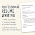 write a professional job winning resume