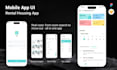 design modern mobile app UI for ios and android in figma