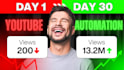 create 30 faceless videos in a month