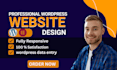 create a wordpress blog , business and portfolio website