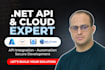 build your ms dotnet solution using csharp azure AWS gpc rest XML or graph api
