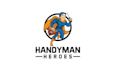 design included handyman heroes logo