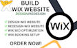 build wix website redesign wix website wix website design wix seo optimization