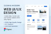 design a modern website UI UX in figma