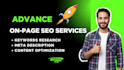 do advanced onpage SEO service for top google ranking