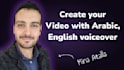 create reels with arabic or english voice over and edits