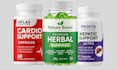 make label for supplements design, products, protein, vitamins, gummies