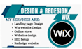 wix website design or wix redesign wix landing wix studio ecommerce store
