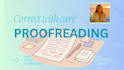 proofread and edit any writing