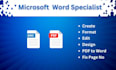 format, edit, and fix microsoft word document