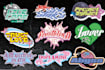 design y2k style streetwear logo