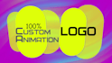 create a custom logo animation or motion graphics