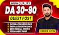 guest post on da 90 general blog with permanent backlinks
