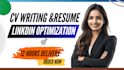 create ats friendly cv resume build cover letter optimize linkedin profile