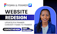 framer redesign framer figma redesign framer fix framer website update framer