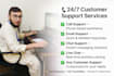 provide email support, chat support, phone support