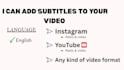 add subtitles and captions to your video