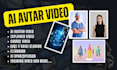 create ai spokesperson avatar video, explainer,  elearning, training video, ads