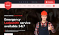 design dynamic SEO optimized locksmith website locksmith landing page locksmith