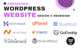 create wordpress website on bluehost strato hostinger fasthost namecheap
