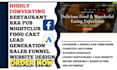 generate luxury restaurant, bar, pub, nightclub, food cart leads and website