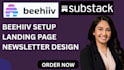 setup beehiiv, beehiive newsletter, beehive