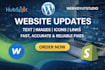 provide hubspot website edit service monthly
