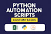 create a custom python automation script for your business
