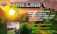 create minecraft village, house, spawn and castle for you