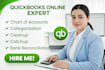 provide quickbooks online bookkeeping and accounting support