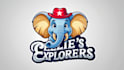 do elephant mascot logo with free source file