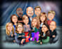 draw group cartoon, caricature based on your photo